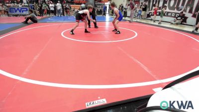 85 lbs Consi Of 8 #2 - Nolan Quillman, Raw Wrestling Club vs Josey Voss, Skiatook Youth Wrestling