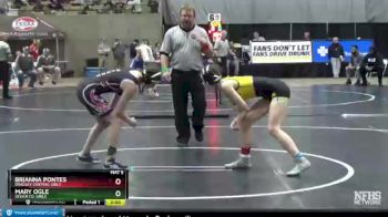 Girls 114 lbs Champ. Round 1 - Brianna Pontes, Bradley Central Girls vs Mary Ogle, Sevier Co. Girls