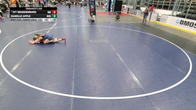 Junior Girls - 105 lbs Quarters - Ivy Brandenburg, Summit Wrestling Academy vs Isabelle Apple, Missouri