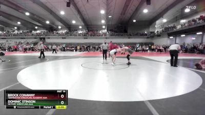 155 lbs Cons. Round 5 - Brock Conaway, Terminator Wrestling Academy-AAA  vs Dominic Stinson, Victory Wrestling-AAA