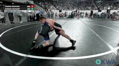 Consolation - Camden Beckham, Cowboy Wrestling Club vs Gunnar Coltharp, Harrah Little League Wrestling
