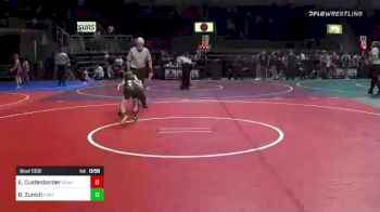 58 lbs Semifinal - Emerson Custenborder, Granite WC vs Bryson Zunich, Purebred Elite