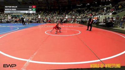 40 lbs Semifinal - Payton Willis, Tj Trained vs Rozlyn Reed, Legacy Elite Wrestling Club