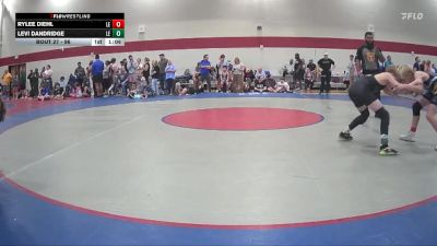 96 lbs Round 2 - Levi Dandridge, Summerville Take Down vs Rylee Diehl, Carolina Reapers