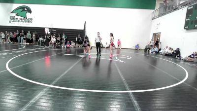 110 lbs Cons. Round 3 - Ellysia Wasson, McDonald County High School Wr vs Addisyn Gates, GI Grapplers