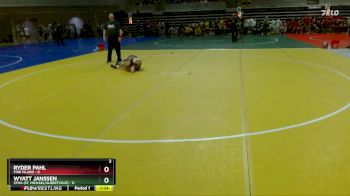 85 lbs Placement (4 Team) - Wyatt Janssen, STMA (St. Michael/Albertville) vs Ryder Pahl, Pine Island