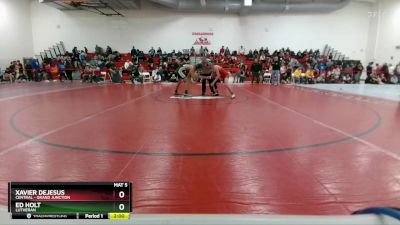 120 lbs Champ. Round 2 - Ed Holt, Lutheran vs Xavier DeJesus, Central - Grand Junction