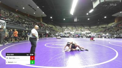 146 lbs Consi Of 16 #2 - Miguel Serrato, Washington Union vs Izaya Welsh, Porterville