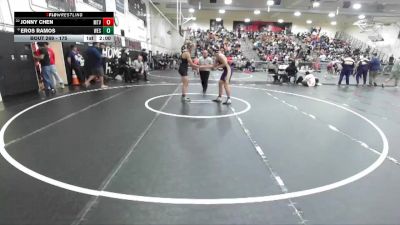 175 lbs Champ. Round 2 - Jonny Chen, Mountain View vs Eros Ramos, Western