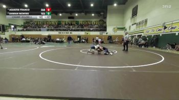 106 lbs Champ. Round 2 - Agustin Franco, Channel Islands vs Damian Montes, Yucaipa