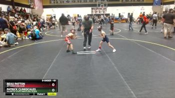 49 lbs Round 4 - Beau Patton, JET Wrestling Club vs Patrick Clinkscales, Palmetto State Wrestling Acade