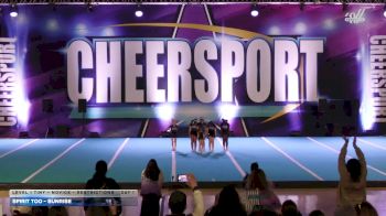 Spirit Too - Sunrise [2026 L1 Tiny - Novice - Restrictions Day 1] 2026 CHEERSPORT Toms River Classic