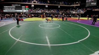 5A 100 lbs Quarterfinal - Sofia De Alba, San Antonio MacArthur vs Yadelyn Gavirio, Dumas