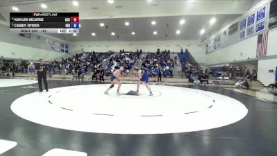 160 lbs Cons. Semi - Casey Otero, Cerritos College vs Kaylen McAtee, Colby Community College