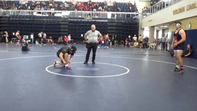 285 lbs Champ. Round 1 - Bryce Meggers, Sierra College vs Heriberto Herrera, Shasta College