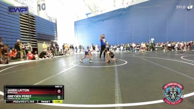 64-67 lbs Round 2 - Greysen Perez, Topeka Blue Thunder vs Jaxen Layton, Brawlers