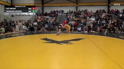 135 lbs 3rd Place Match - Madeline Hoover, Mason City vs Lily Meyer, Marion