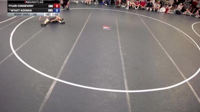 126 lbs Semis - Tyler Chenevert, Kingdom Wrestling vs Wyatt Koenen, MN Elite