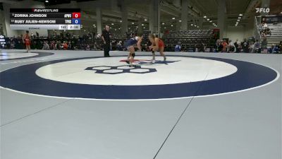 Semis - Zorina Johnson, All-Phase Wrestling Club vs Ruby Julien-Newsom, Torrey Pines High School Wrestling