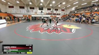 141-153 lbs Cons. Semi - Harper Juneau, Greybull MS vs Remy Struckman, Tongue River