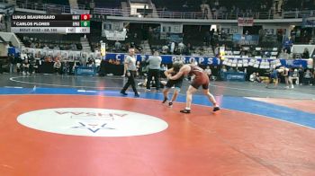 6A 165 lbs Cons. Round 2 - Lukas Beauregard, Hartselle vs Carlos Flores, Spain Park Hs