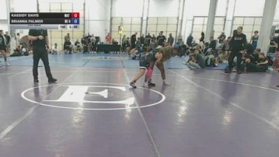 105 lbs Final - Kassidy Davis, Mat Demon Girls Black - GK12E vs Brianna Palmer, NC Gold - GK12E