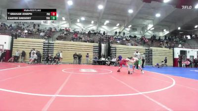 126 lbs Cons. Round 3 - Graham Joseph, Portage High School vs Carter Gregory, Yorktown Wrestling Club