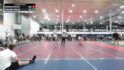 134 lbs Rr Rnd 1 - Brennan Boland, Penn Manor - HSAm vs Benjamin Straub, Mifflinburg - HSAm