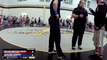 113 lbs Cons. Round 2 - William Grafton-Hodgetts, Region Wrestling Academy vs Germaine Johnson, Techie Wrestling Club