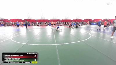 110-110 lbs Round 2 - Preston Seebecker, Mauston vs Tucker Johnson, Pequot Lakes/Pine River Backus Roadcrew