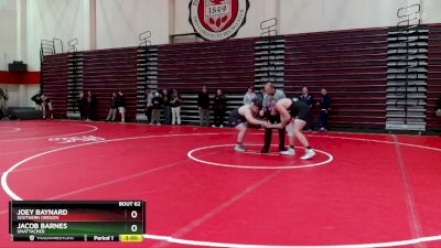 285 lbs Quarterfinal - Jacob Barnes, Unattached vs Joey Baynard, Southern Oregon