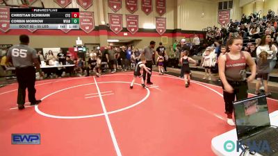 55 lbs Final - Christian Schwahn, Chandler Takedown Club vs Corbin Morrow, Wyandotte Youth Wrestling