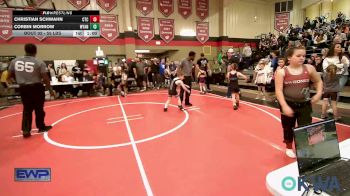 55 lbs Final - Christian Schwahn, Chandler Takedown Club vs Corbin Morrow, Wyandotte Youth Wrestling