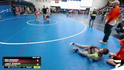 114 lbs Round 3 - Reo Edwards, Wright Gladiators vs Lance Johnson, Natrona Colts WC