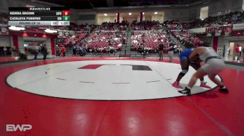 170 lbs Round Of 16 - Keirra Brown, Sapulpa HS Girls vs Cataleya Fuentes, Edmond North Girls