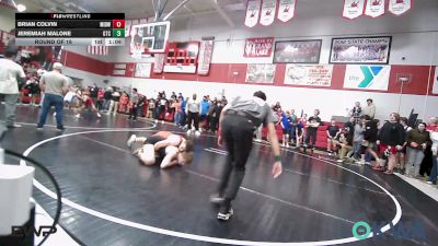 170 lbs Round Of 16 - Brian Colvin, Midwest City Bombers Youth Wrestling Club vs Jeremiah Malone, Grove Takedown Club