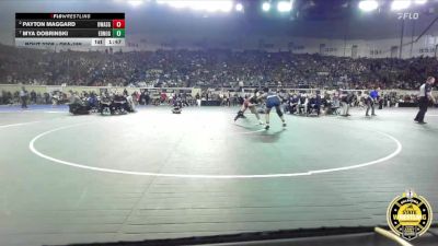 G6A-155 lbs Quarterfinal - Mya Dobrinski, EDMOND NORTH-Girls vs Payton Maggard, Owasso-Girls