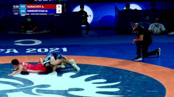 57 kg Final 3-5 - Abdymalik Karachov, KGZ vs Manvel Khndzrtsyan, ARM