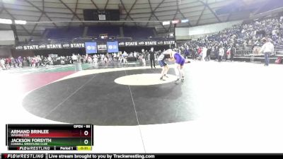 86 lbs Cons. Semi - Armand Brinlee, Washington vs Jackson Forsyth, Connell Wrestling Club