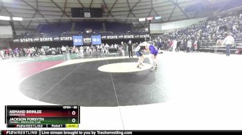 86 lbs Cons. Semi - Armand Brinlee, Washington vs Jackson Forsyth, Connell Wrestling Club