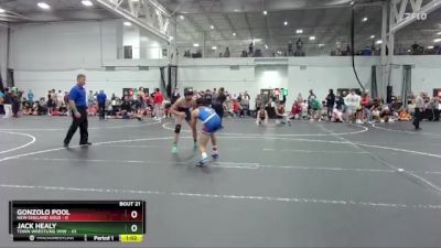 150 lbs Round 6 (8 Team) - Gonzolo Pool, New England Gold vs Jack Healy, Town Wrestling VHW