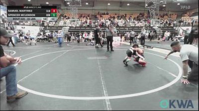 55 lbs Rr Rnd 3 - Samuel Martinez, Clinton Youth Wrestling vs Spencer McLendon, Team Nomad