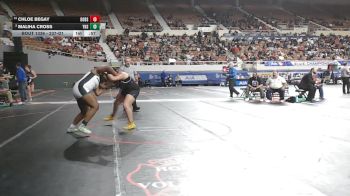 237-D1 3rd Place Match - Maliha Cross, Youngker High School vs Chloe Begay, Dobson