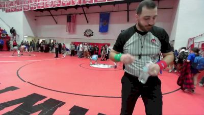 JH 102 lbs Cons. Round 4 - Sophie Brown, CHOCTAW JH vs Leanna Slack, EISENHOWER JH