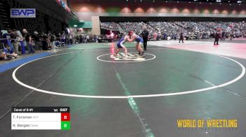 145 lbs Consi Of 8 #1 - Tristan Forsman, Victory Wrestling Club,wa vs Kolbe Bargas, OKWA