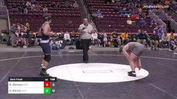 160 lbs Semifinal - Nicholas Stevens, Benton vs Holden Garcia, Notre Dame Green Pond
