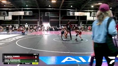 115 lbs Round 1 - Klariza Torres, Way Out West vs Maya Rodriguez, Dominate Wrestling Club