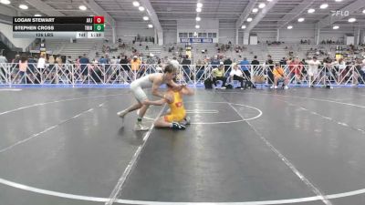 126 lbs Rr Rnd 1 - Logan Stewart, Average Joes - HSB vs Stephen Cross, Trinity Top Team - HSB
