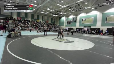 150 lbs 5th Place Match - Connor Perry, Point Loma vs Alan Jean, Montgomery