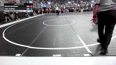 126.6-137.4 lbs Round Of 16 - Baylin Maynard, Team Tulsa Wrestling Club vs Aria Cordes, Garden City Wrestling Club